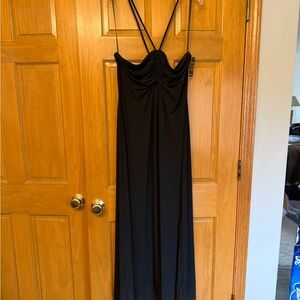 Boston Proper Elegant Black  Dress